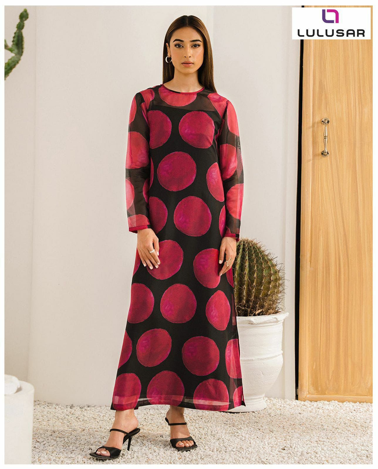 LULUSAR Digital Printed 2pc Fabric Silk