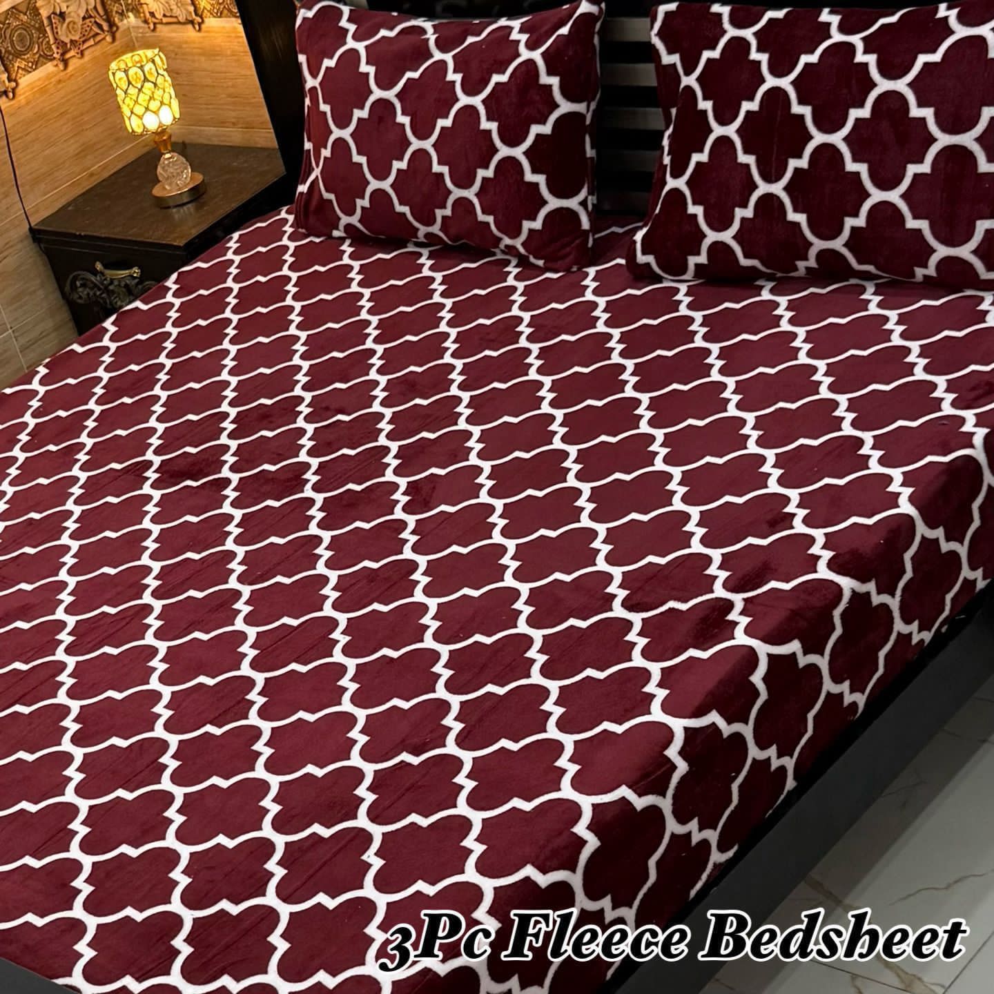 3Pc Fleece Bedsheet ❤️