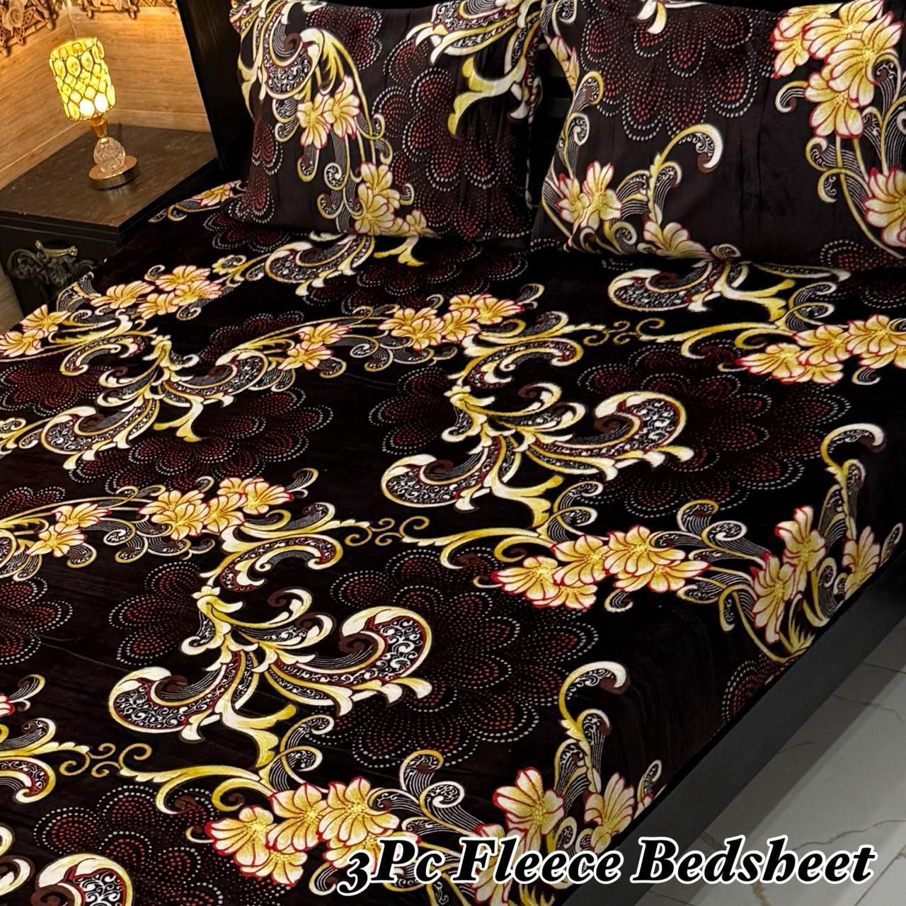 3Pc Fleece Bedsheet ❤️