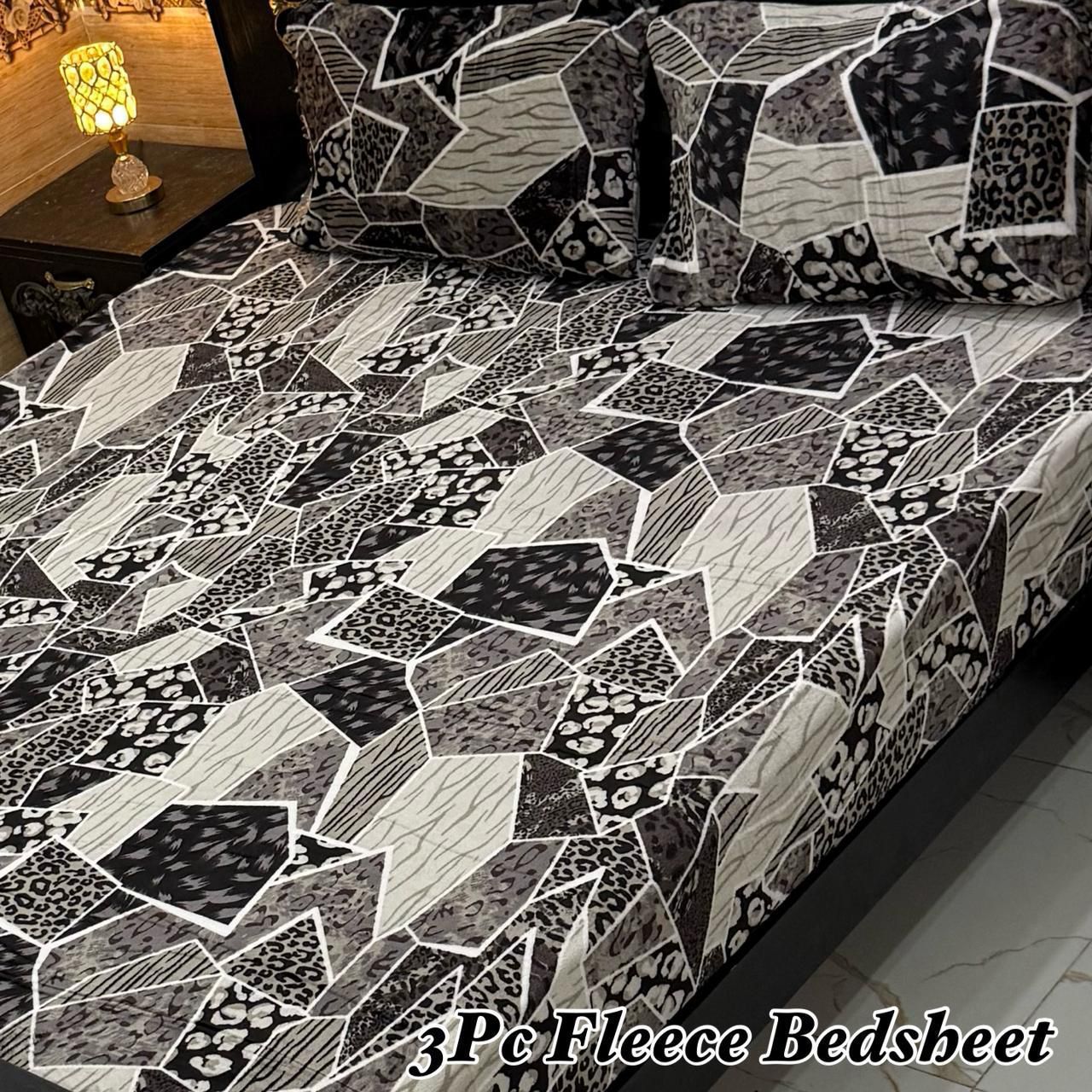 3Pc Fleece Bedsheet ❤️