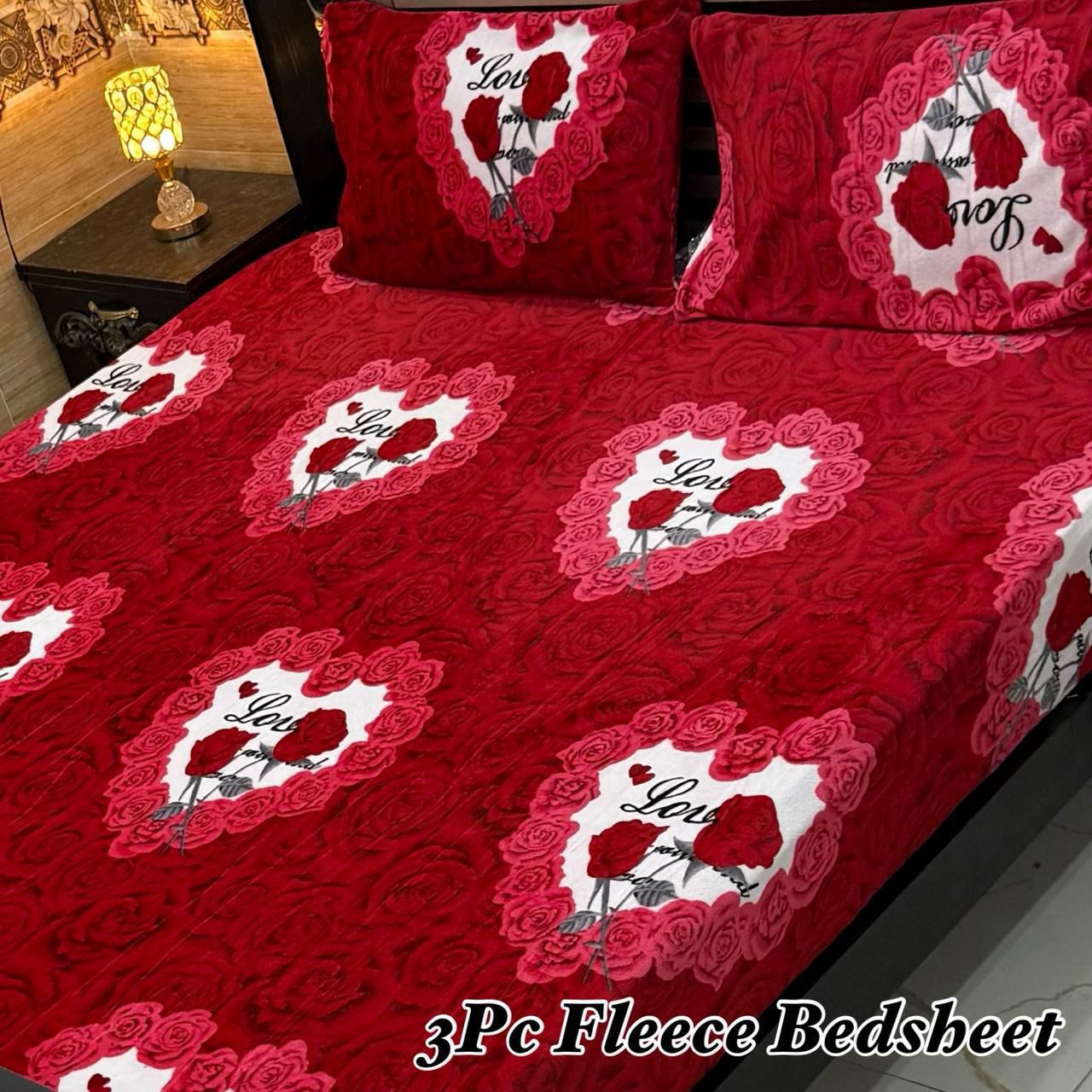 3Pc Fleece Bedsheet ❤️
