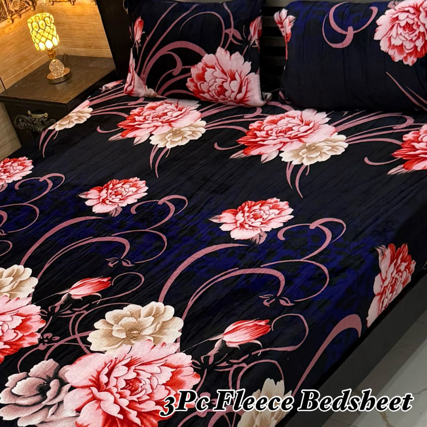 3Pc Fleece Bedsheet ❤️