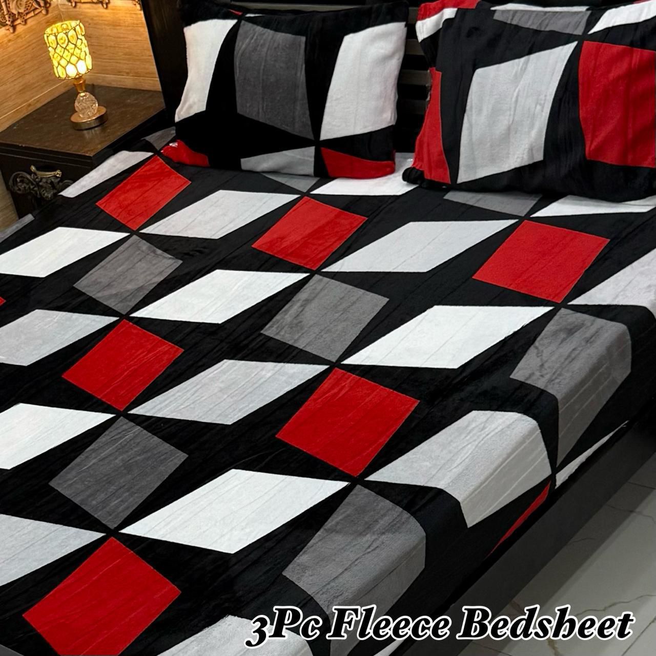 3Pc Fleece Bedsheet ❤️