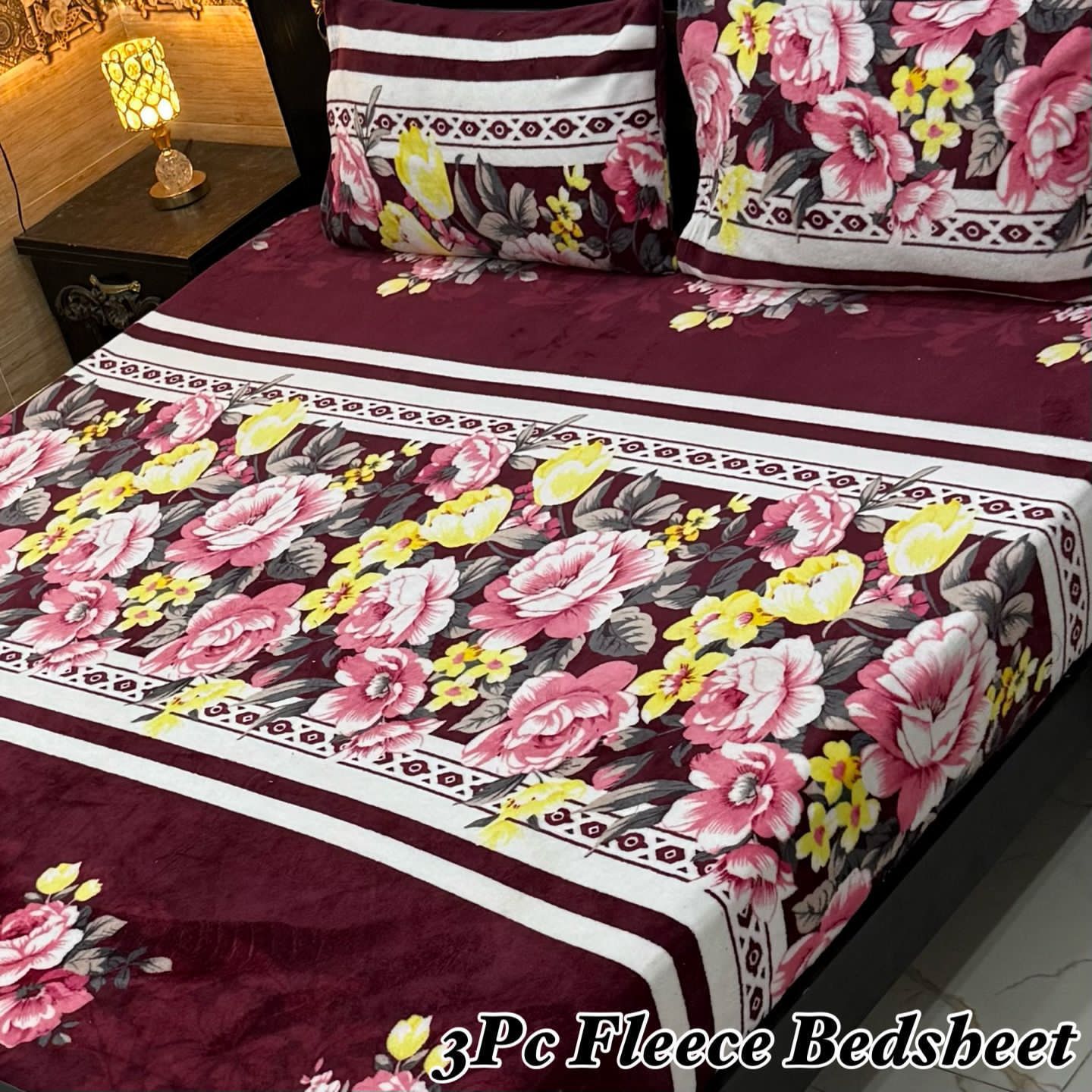3Pc Fleece Bedsheet ❤️