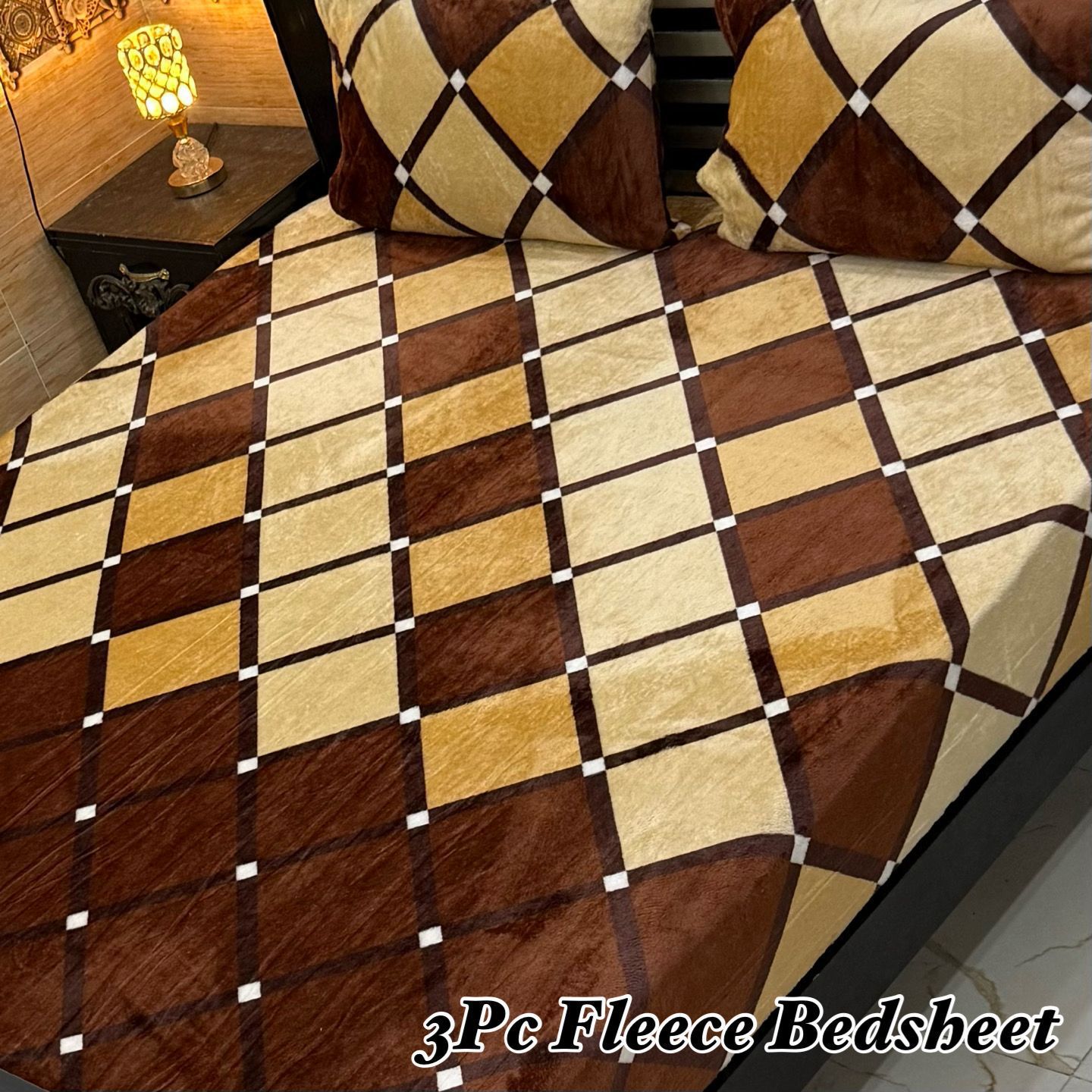 3Pc Fleece Bedsheet ❤️