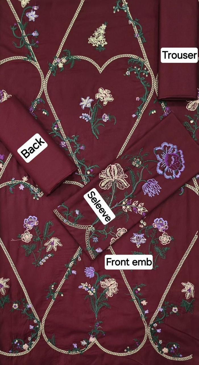 WINTER COLLECTION DHANAK EMB 3PCS