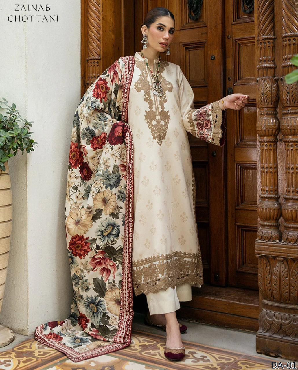 WINTER COLLECTION DHANAK EMB 3PCS