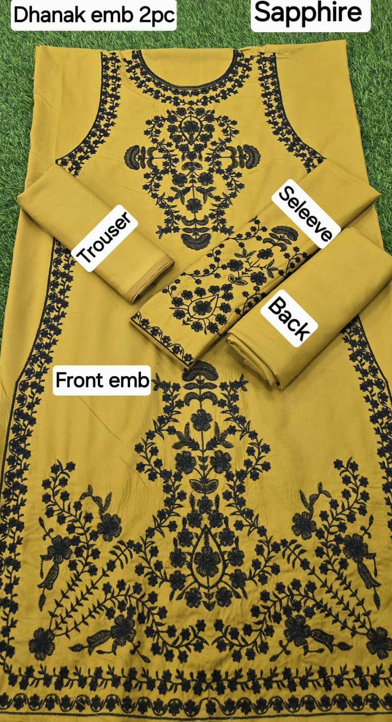 WINTER COLLECTION DHANAK EMB 3PCS