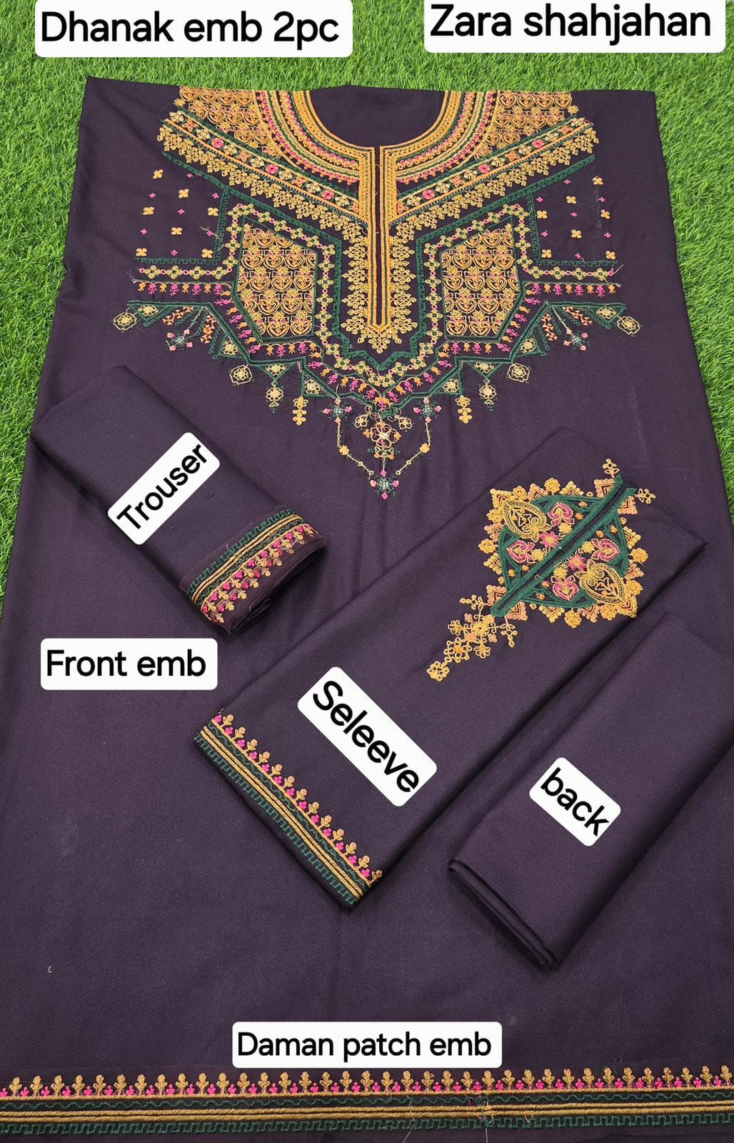 WINTER COLLECTION DHANAK EMB 3PCS