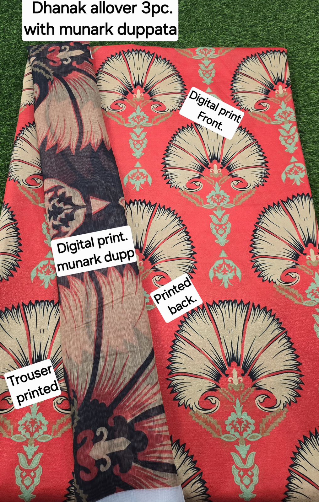 DHANAK DIGITAL PRINT 3pcs