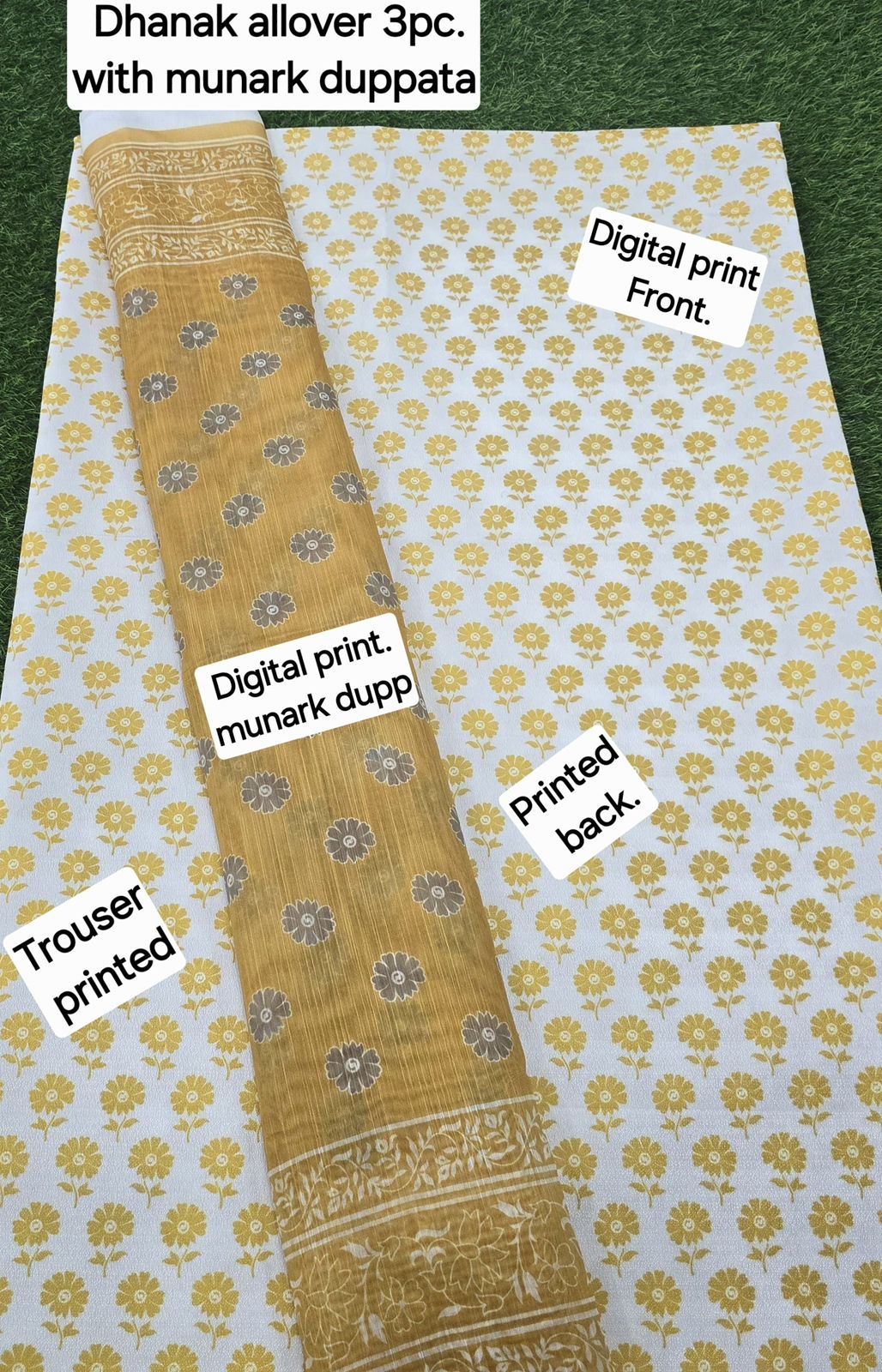 DHANAK DIGITAL PRINT 3pcs