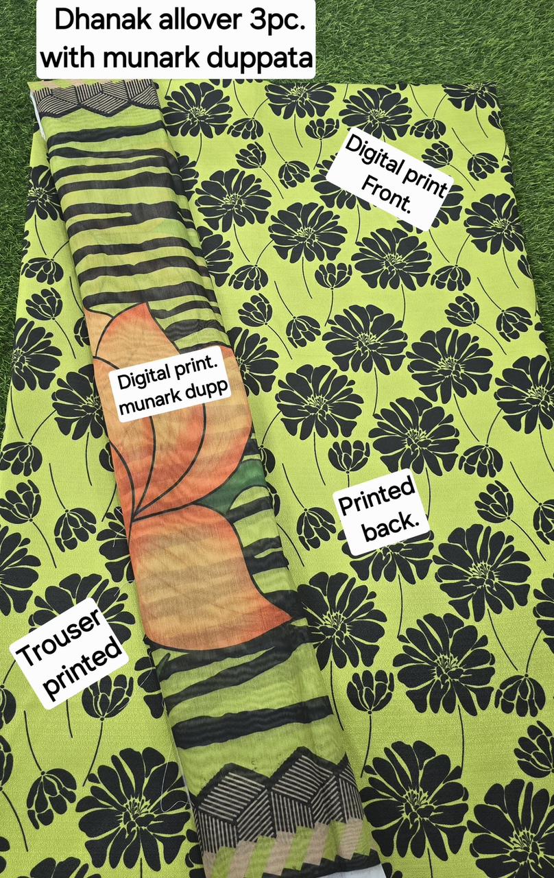 DHANAK DIGITAL PRINT 3pcs