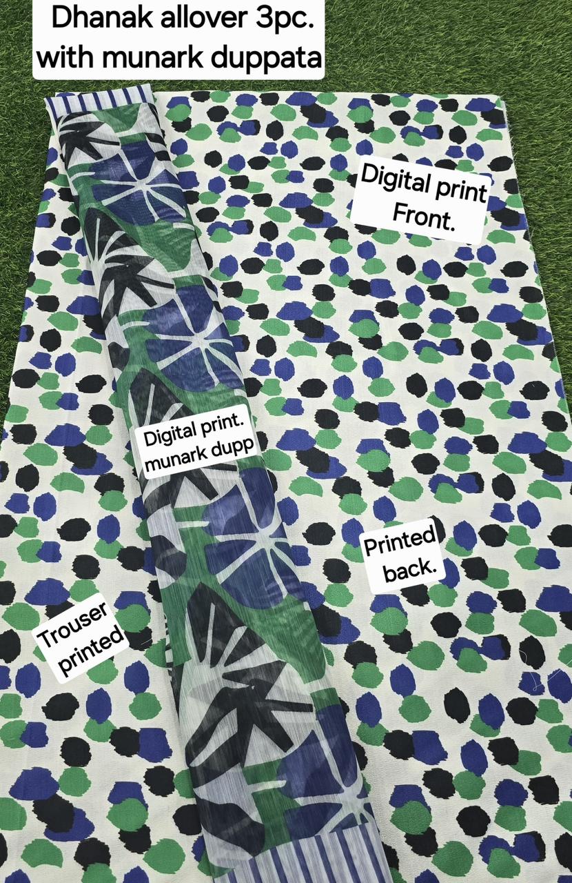 DHANAK DIGITAL PRINT 3pcs