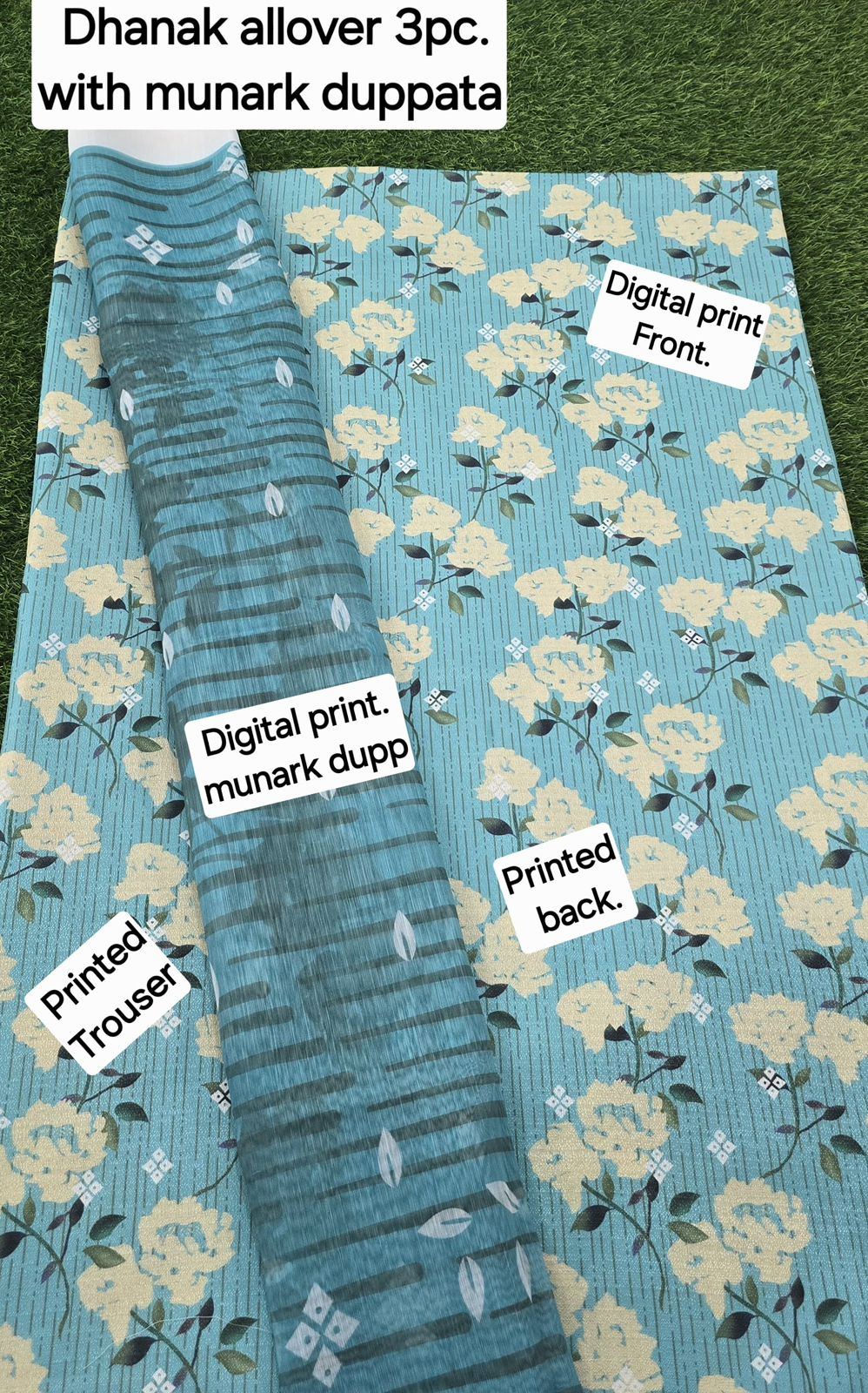DHANAK DIGITAL PRINT 3pcs