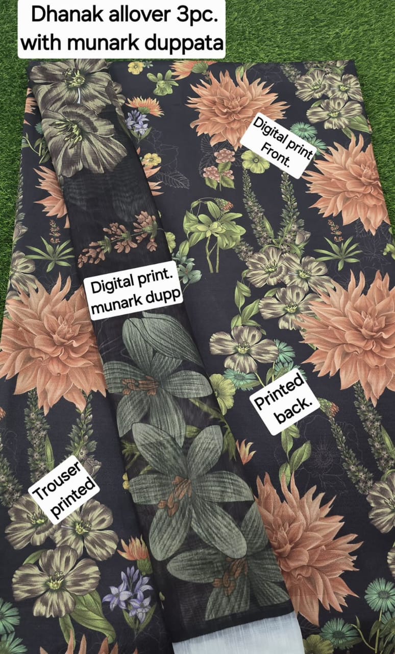 DHANAK DIGITAL PRINT 3pcs