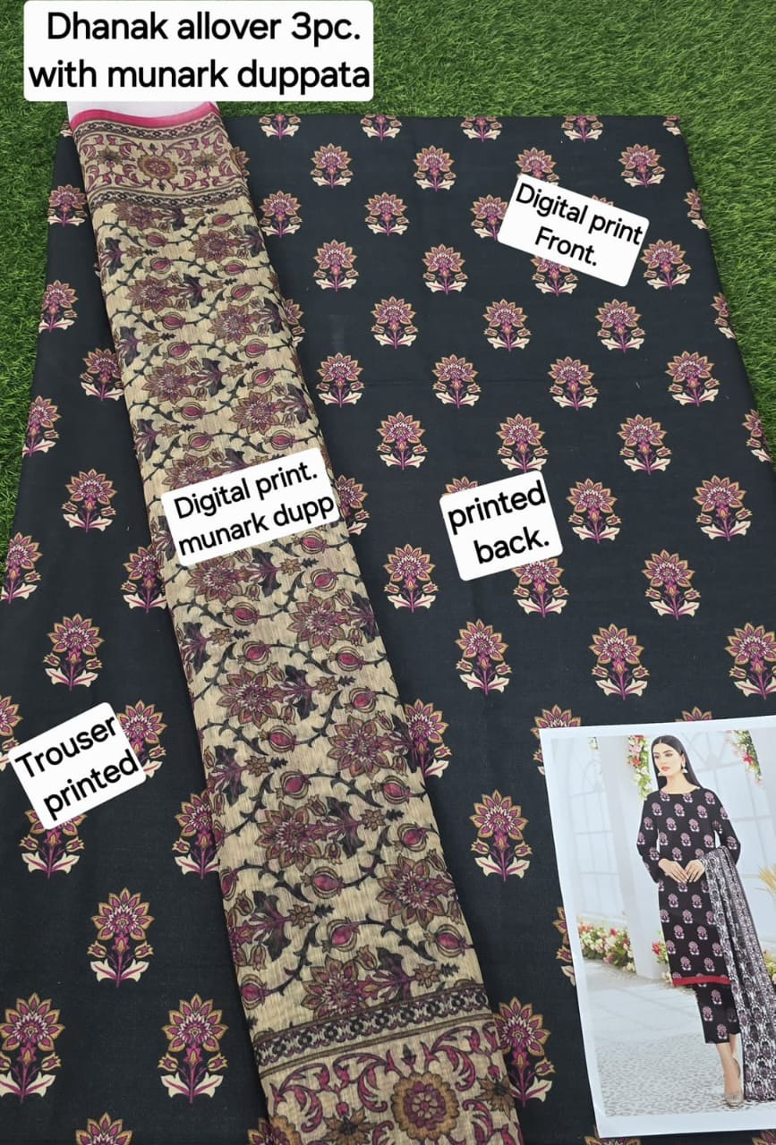 DHANAK DIGITAL PRINT 3pcs
