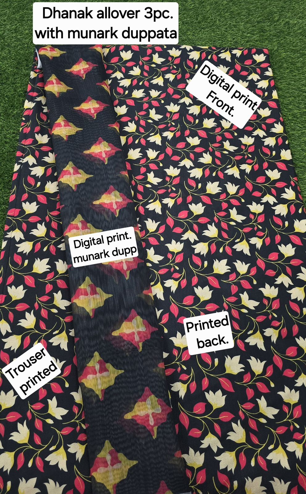 DHANAK DIGITAL PRINT 3pcs