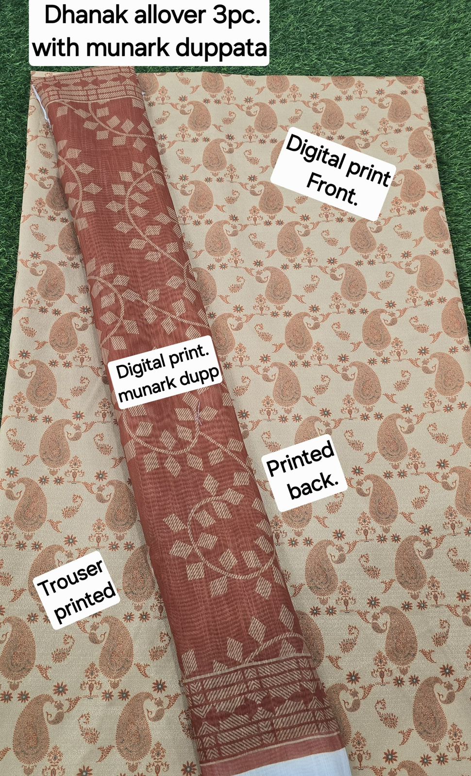 DHANAK DIGITAL PRINT 3pcs