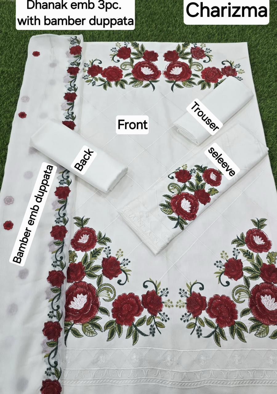 WINTER COLLECTION 3PC WITH BAMBER EMB DUPPATA
