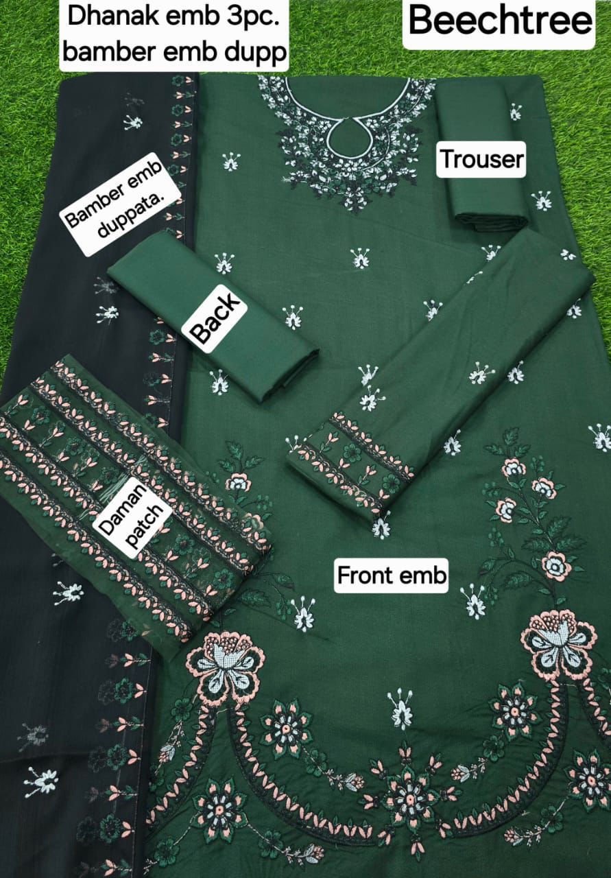 WINTER COLLECTION 3PC WITH BAMBER EMB DUPPATA