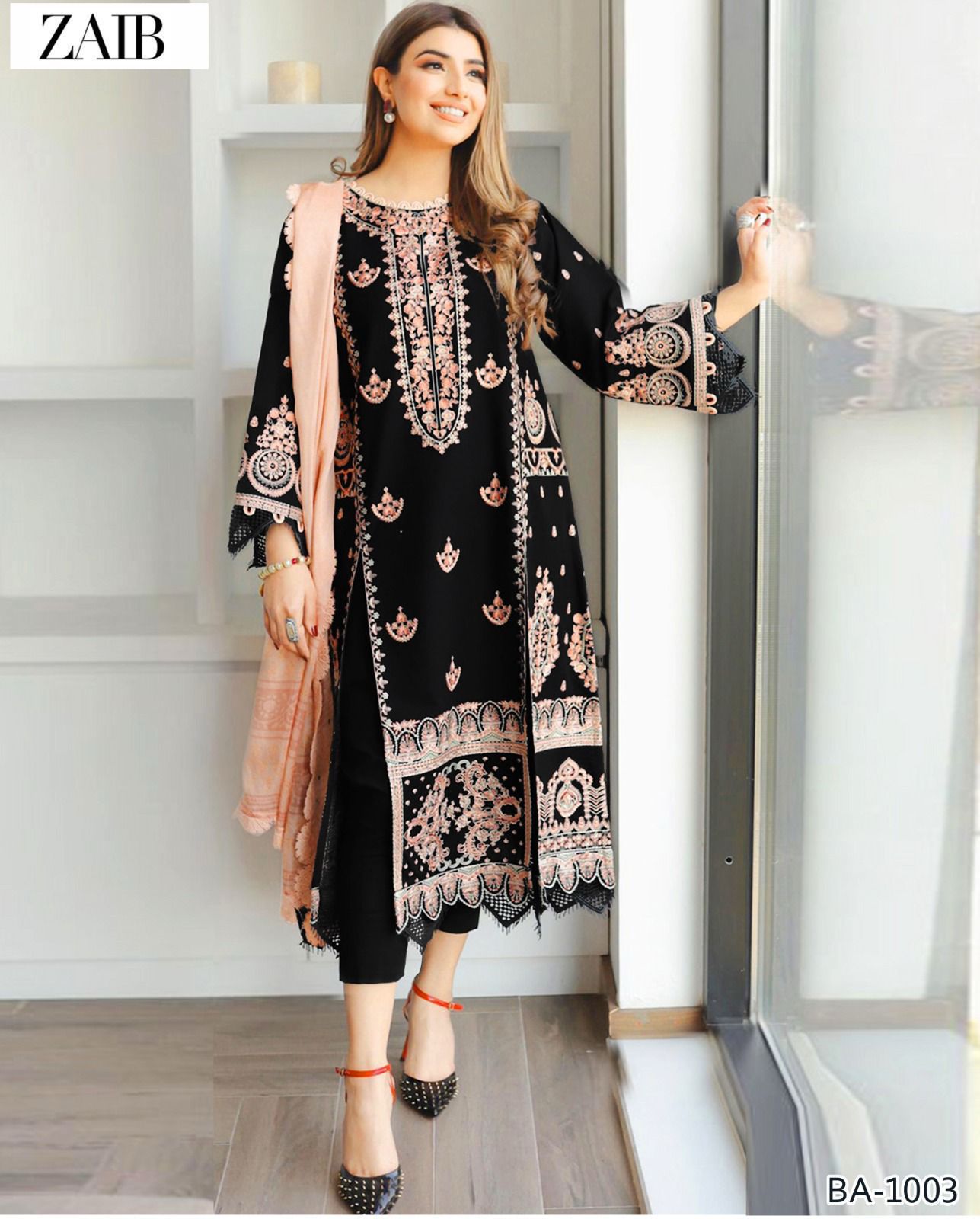 WINTER COLLECTION 3PC WITH BAMBER EMB DUPPATA