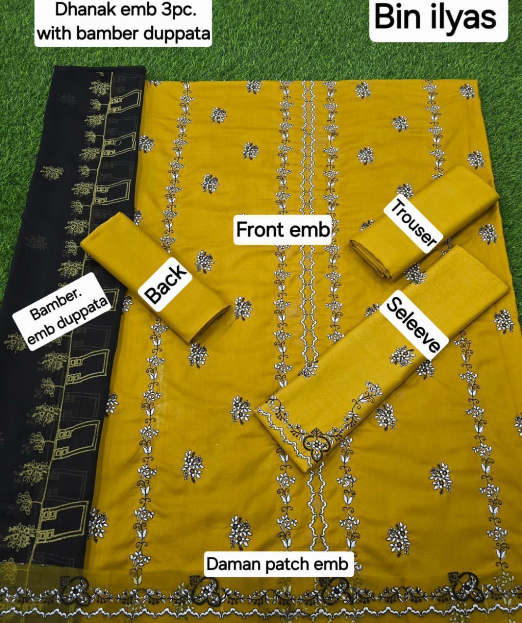 WINTER COLLECTION 3PC WITH BAMBER EMB DUPPATA
