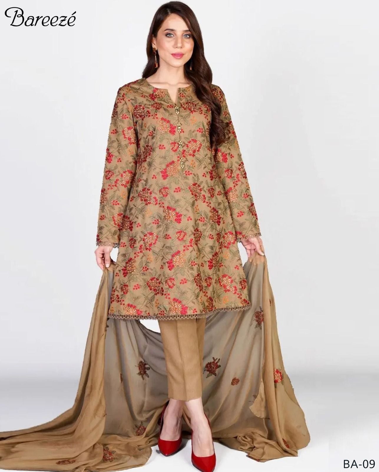 WINTER COLLECTION 3PC WITH BAMBER EMB DUPPATA
