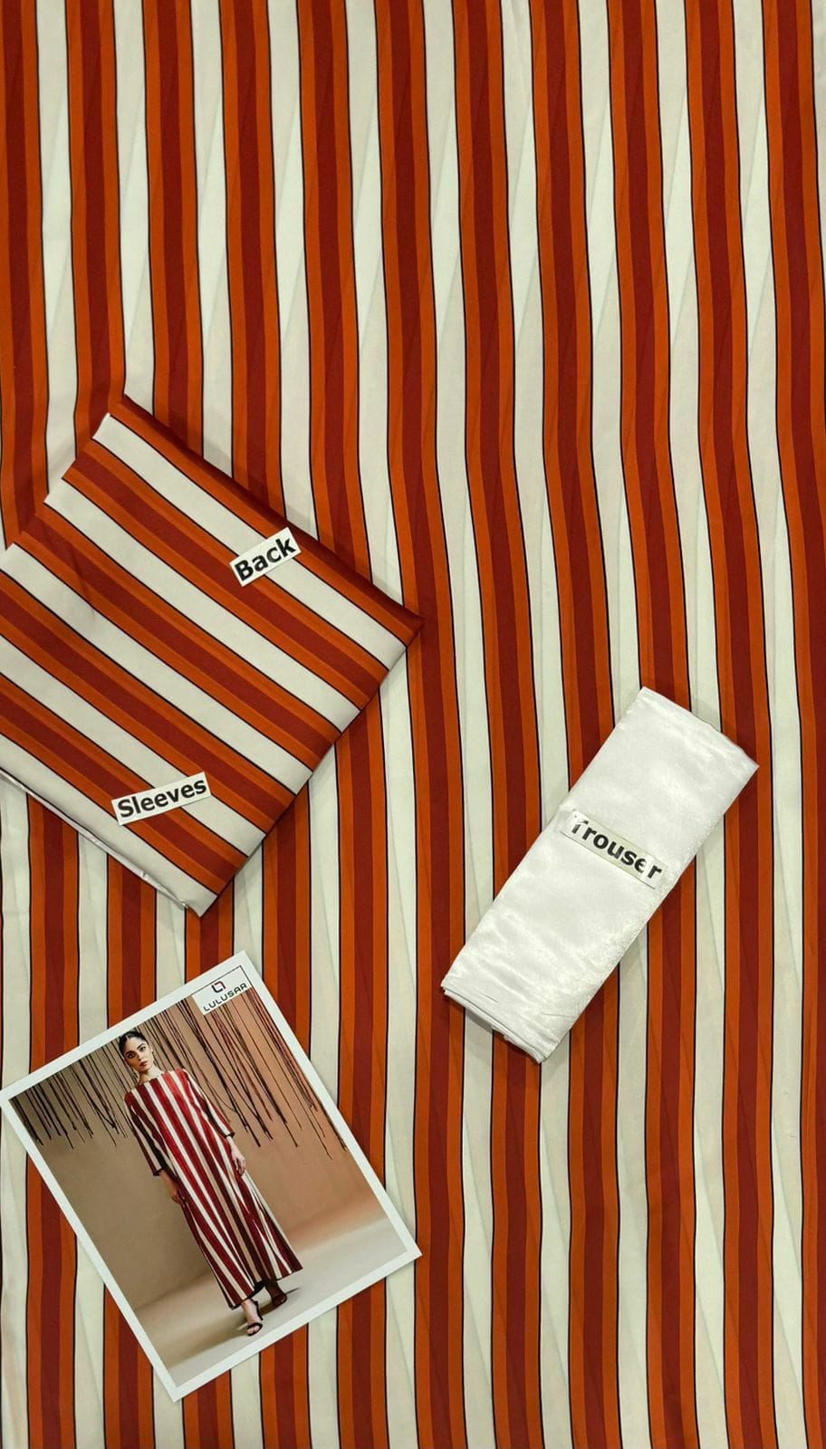 LULUSAR Digital Printed 2pc Fabric Silk