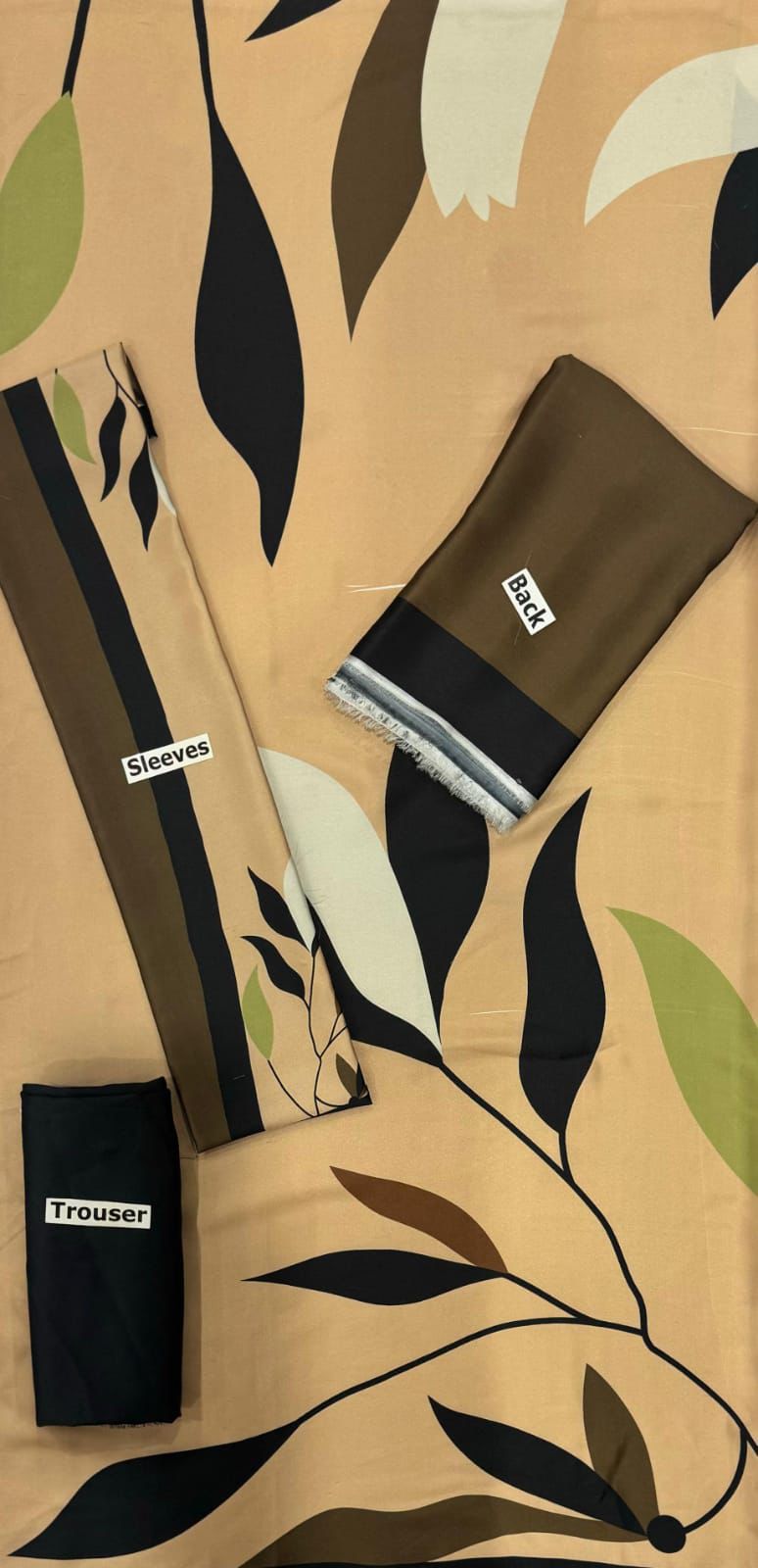 LULUSAR Digital Printed 2pc Fabric Silk