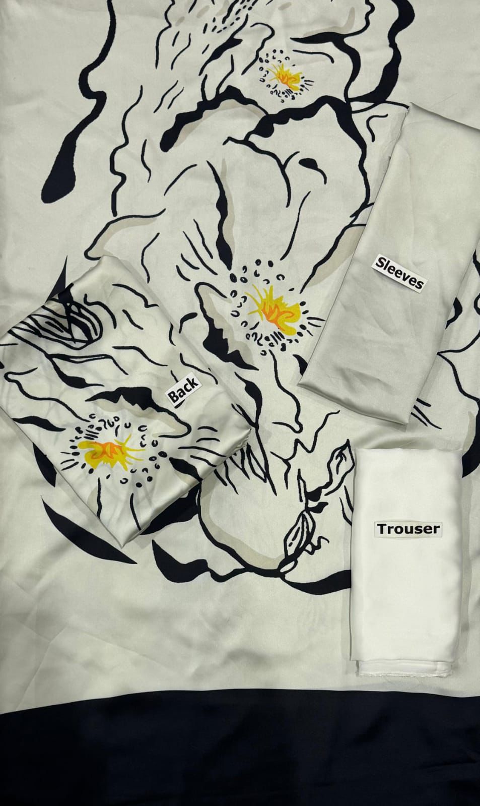 LULUSAR Digital Printed 2pc Fabric Silk