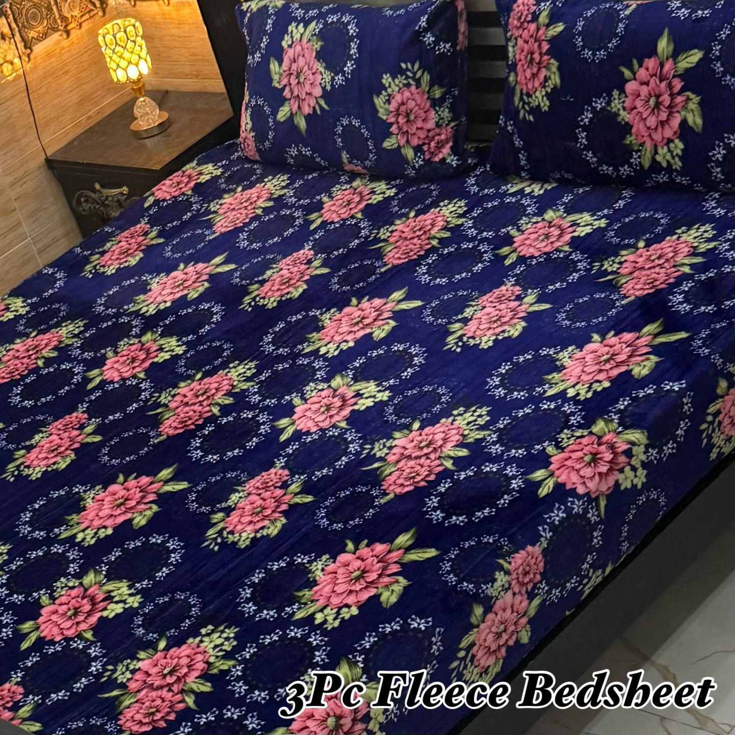 3Pc Fleece Bedsheet ❤️
