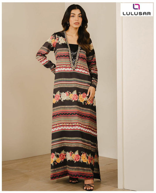 LULUSAR Digital Printed 2pc Fabric Silk