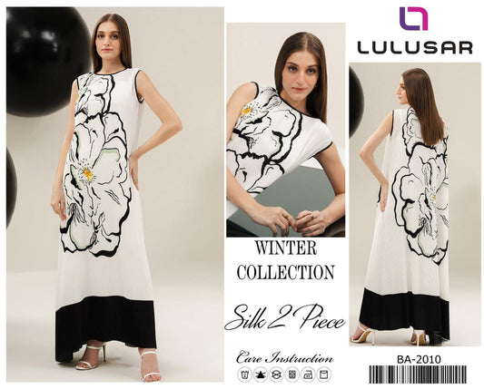 LULUSAR Digital Printed 2pc Fabric Silk