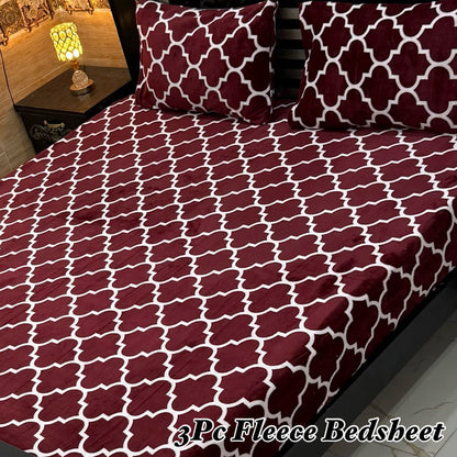 3Pc Fleece Bedsheet ❤️