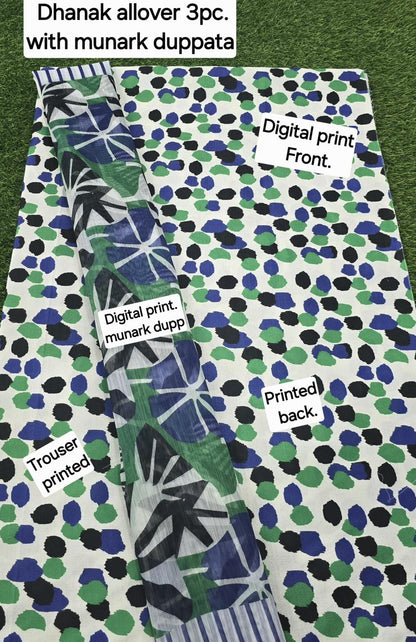 DHANAK DIGITAL PRINT 3pcs