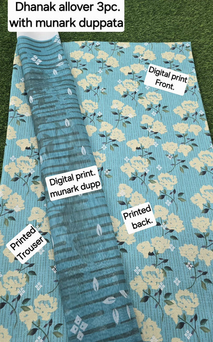 DHANAK DIGITAL PRINT 3pcs