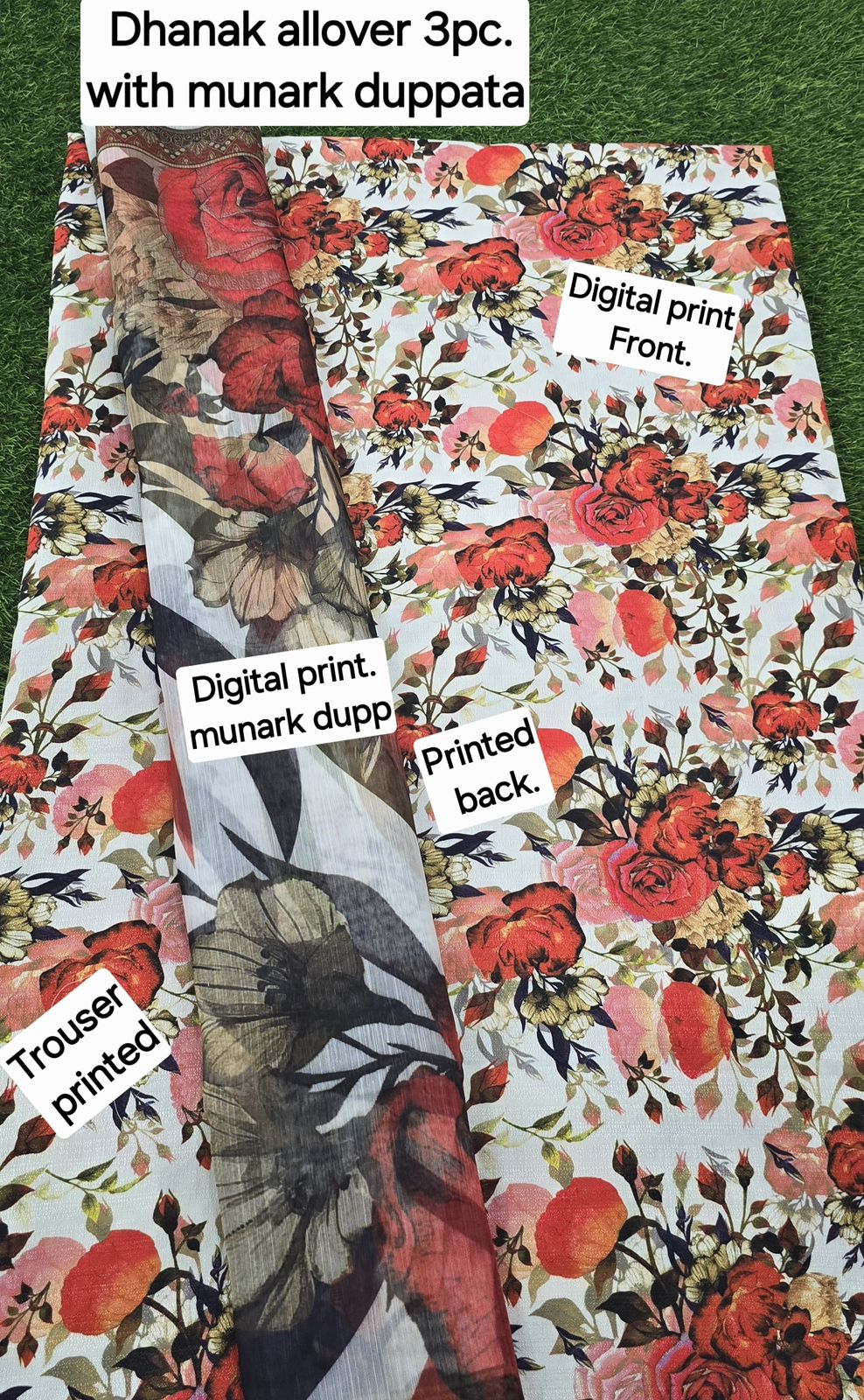 DHANAK DIGITAL PRINT 3pcs