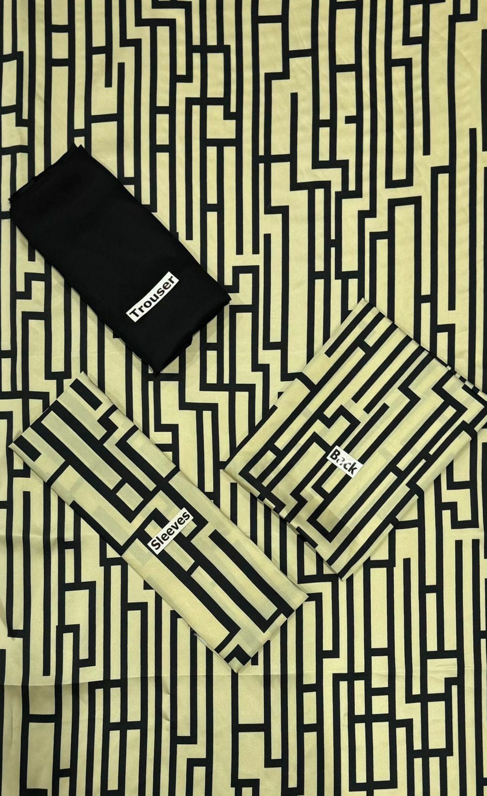 LULUSAR Digital Printed 2pc Fabric Silk