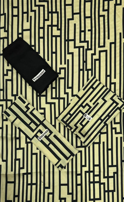 LULUSAR Digital Printed 2pc Fabric Silk