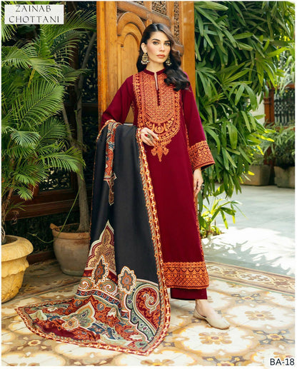 WINTER COLLECTION DHANAK EMB 2PC