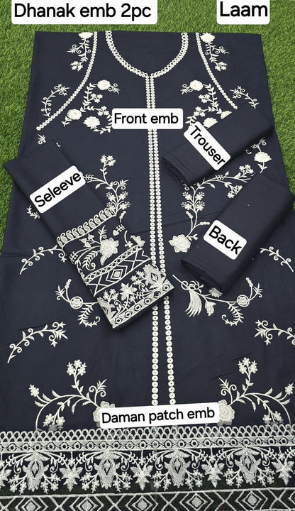 WINTER COLLECTION DHANAK EMB 2PC