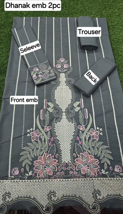 WINTER COLLECTION DHANAK EMB 2PC