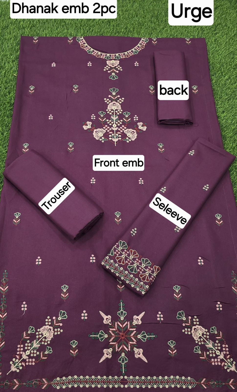 WINTER COLLECTION DHANAK EMB 2PC