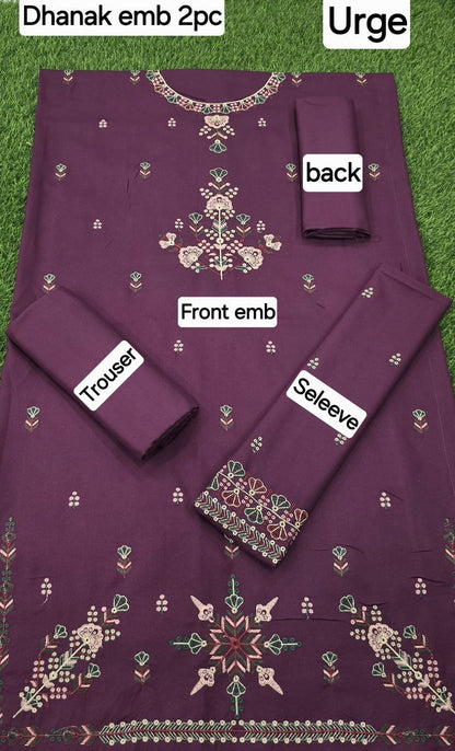 WINTER COLLECTION DHANAK EMB 2PC